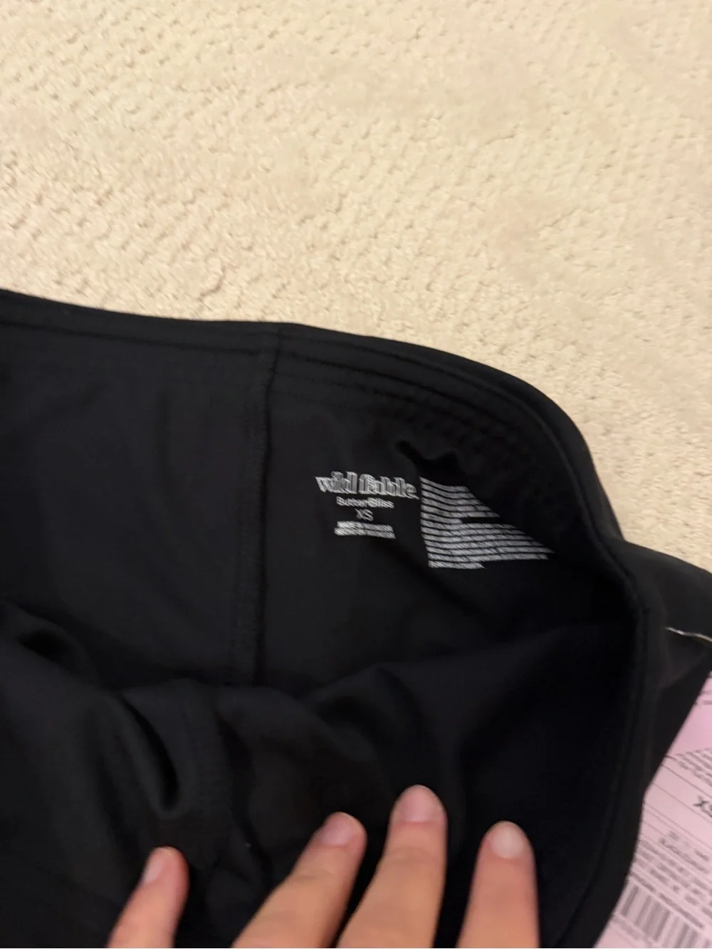 ButterBliss Black Skort XS NWT